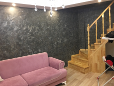 Salonda italyan boya, Salon dekoratif italyan boya