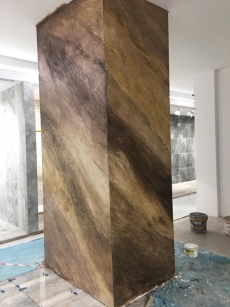 �talyan boya duvar tasar�mlar� s�tun dekoratif boya